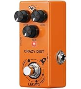 LEKATO Mini Electric Guitar Amp 5W, Portable Guitar Amp Bluetooth with Built-in 4 Effects, Clean ...