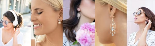 Chrysmela Catch The Most Secure Earring Back to Lock and Lift Earrings with Patented Technology
