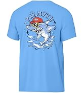 Palmyth Boys Fishing Shirt Short Sleeve UPF 50+ Youth T-Shirt Sun Protection Tee