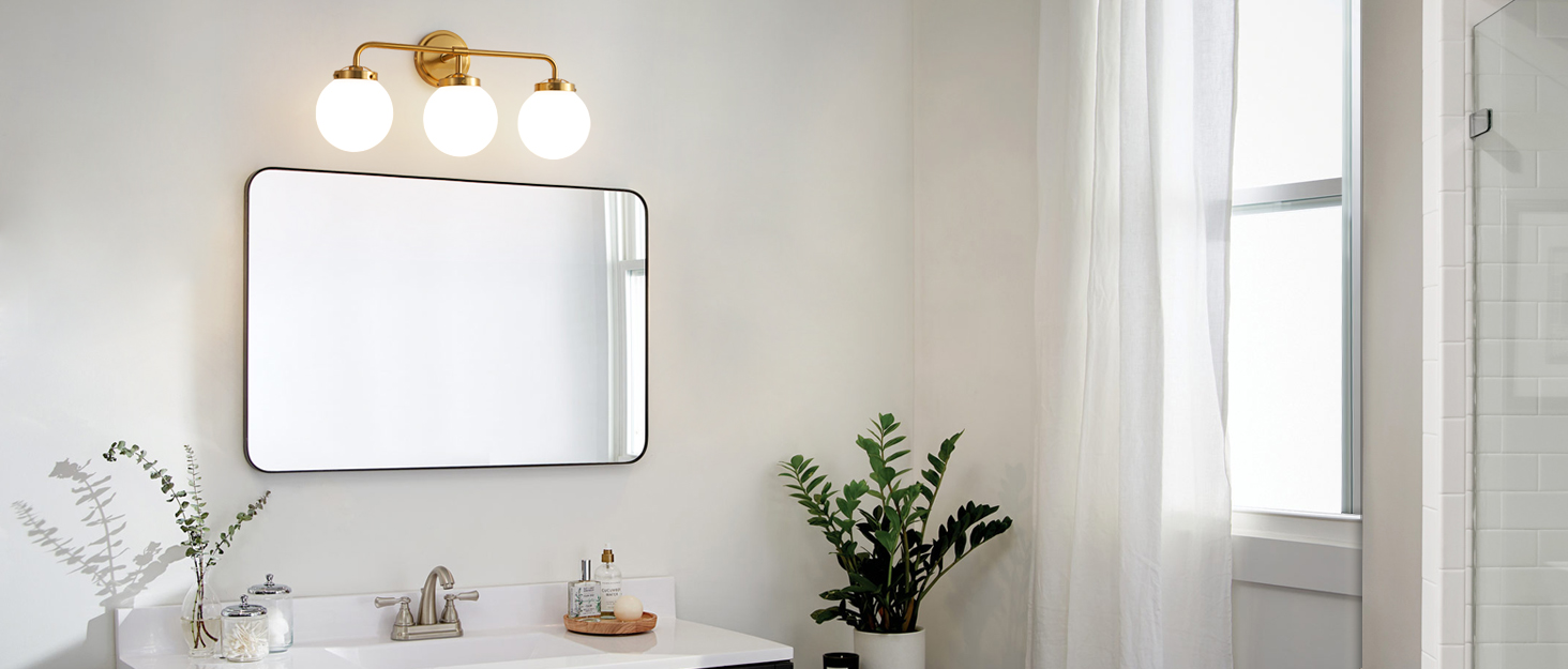 gold vanity light