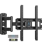 PERLESMITH UL Listed Full Motion TV Wall Mount for Most 26-60 inch Flat Curved OLED 4K TVs up to ...