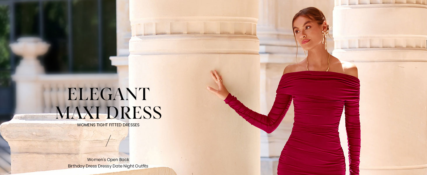 PRETTYGARDEN Long Sleeve Dress for Women