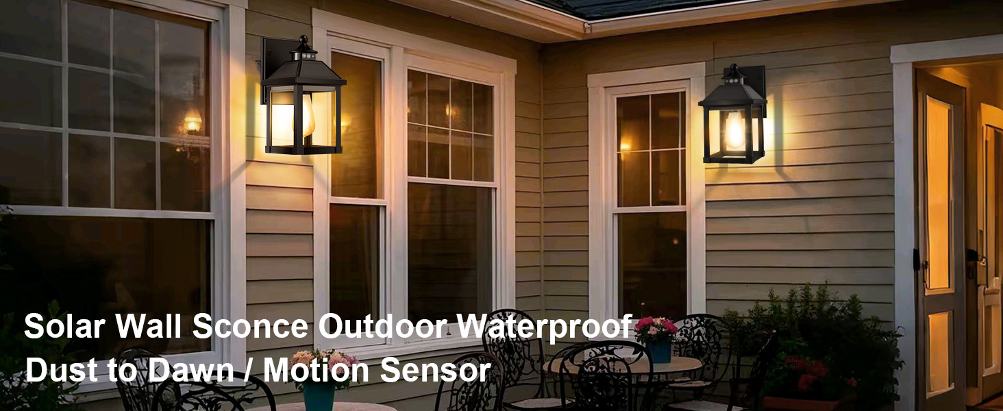 solar wall lights outdoor