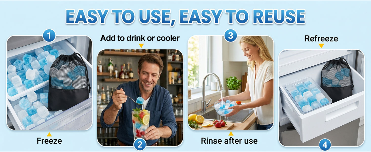 Reusable Ice Cubes
