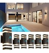 ZSMAIKU LED Outdoor Light Fixture, Outdoor Wall Lights, Body in Aluminum Outdoor Lights for House...