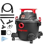 Shop-Vac 5430115 Wet/Dry Vacuum, 10 Gallon, 4.5 Peak HP, 1-7/8 Inch Diameter x 7 Foot Hose, 15 Fo...