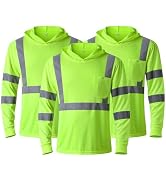JKSafety Hi Vis Shirts for Men Women Class 3 High Visibility Shirts with Reflective Strips Long S...