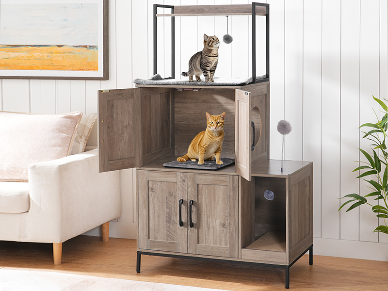cat litter box enclosure