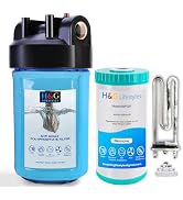 H&G Lifestyles RV Water Filter System for Camper,Inline Water Hose Filter for RV Drinking Water,K...