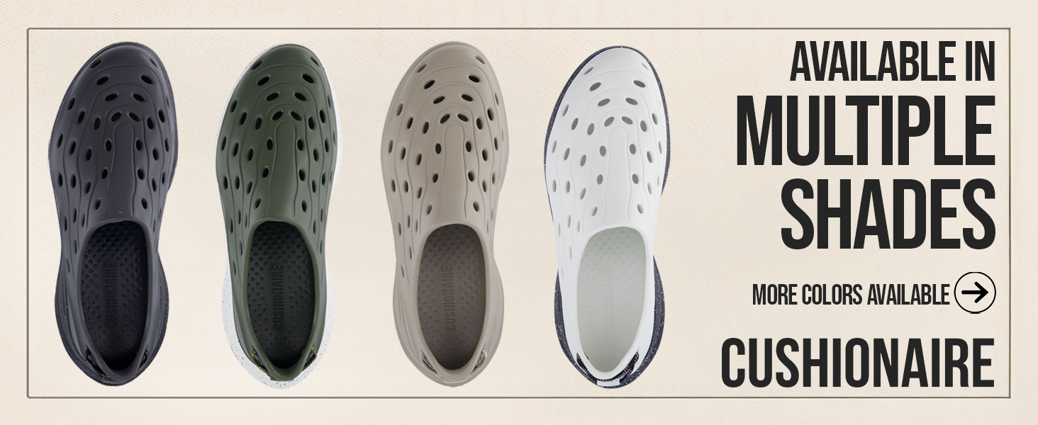 Fuel-M, cushionaire, men's recovery clog sneaker, lifestyle