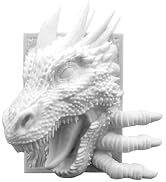Dragon Bookend | 3D Design Pops Off The Shelf | Use Between Books or on an End of a Bookshelf or ...