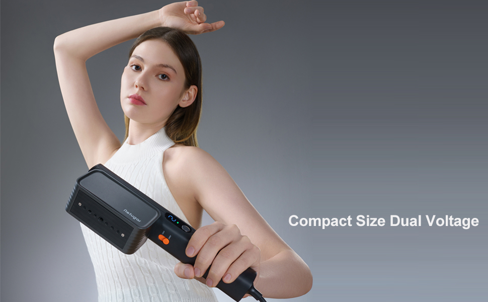 a woman holding a remote control in her hand