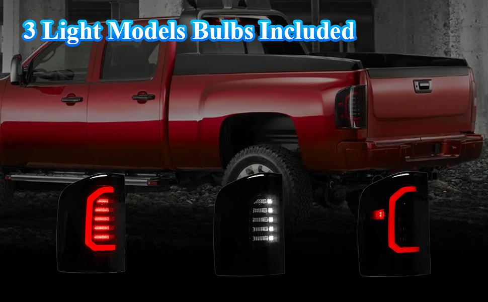 2007-2013 Chevy Silverado 1500 taillight