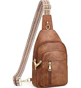 Fiiuos Anti Theft Crossbody Bags for Women RFID Sling Bag, Vegan Leather Cross Body Travel Purse ...