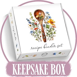Recipe Binder Floral