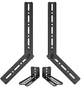 USX MOUNT Universal Soundbar Mount, Sound Bar TV Bracket for Soundbar with Speaker, Fits 2 Instal...
