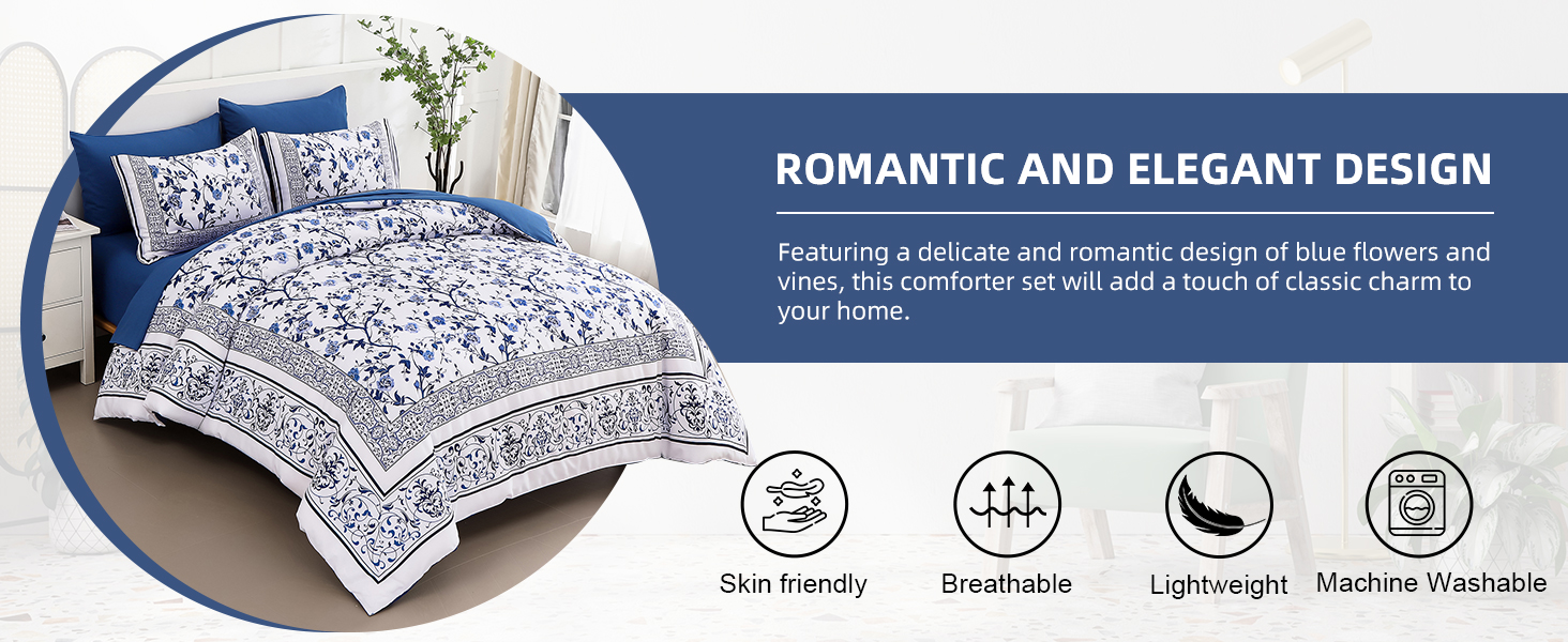floral comforter set