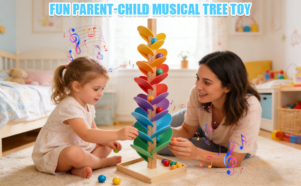 Wooden Marble Run Musie Tree