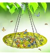 MeyRolizn Metal Bee Feeder for Outdoors
