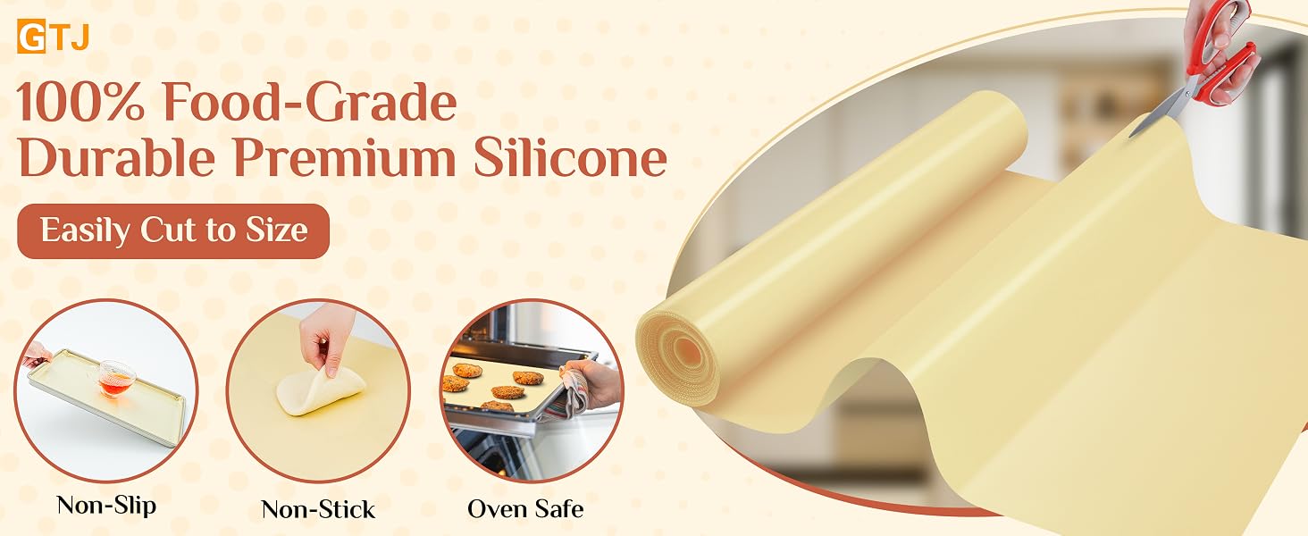 100% Food-Grade Durable Premium Silicone