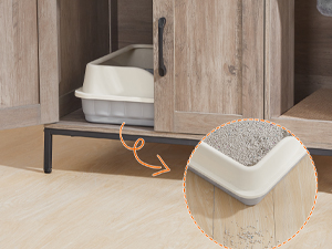 cat litter box enclosure