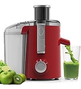 SIFENE Centrifugal Juicer Machine, Compact Juice Extractor With 3 Inch Wide Mouth, 800W Peak Powe...