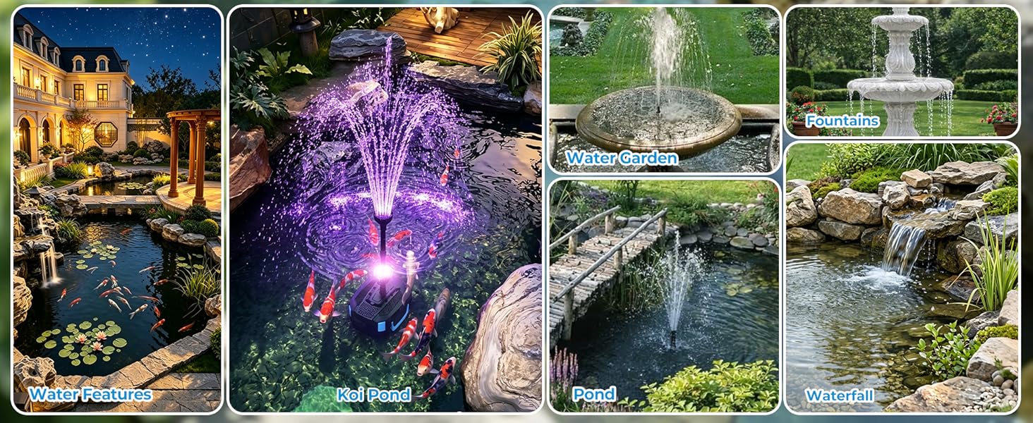 Versatile for Multiple Water Features