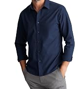 UNTUCKit Gironde - Untucked Performance Shirt for Men, Long Sleeve, Button down Dress shirt