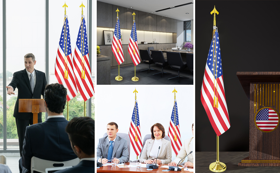 flag pole whit base