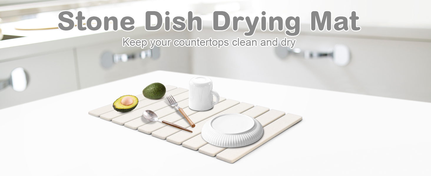 Stone Dish Drying Mat