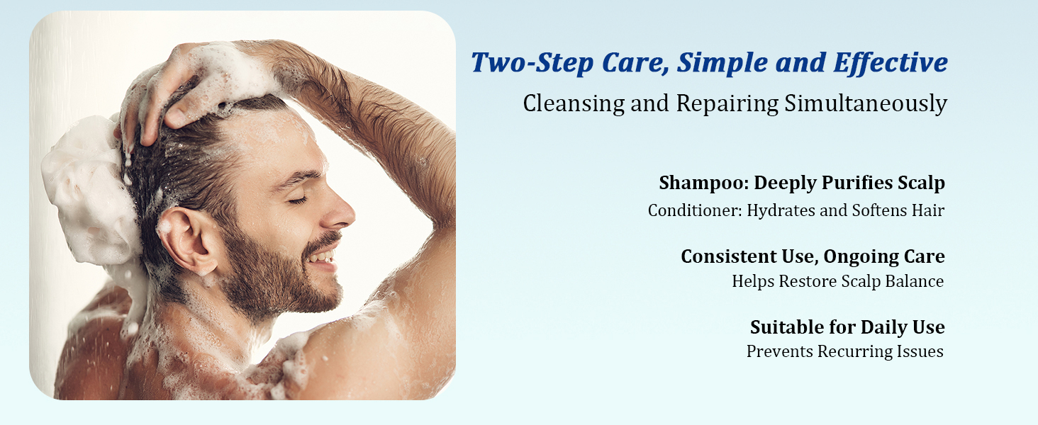 Antifungal Shampoo and Conditioner Set A+2