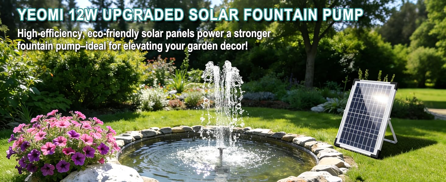 solar fountain