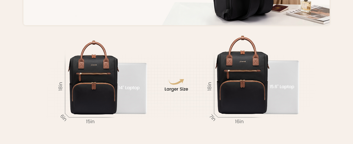 Teacher Professional Business Work Backpack with Large Capacity