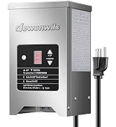 DEWENWILS 300W Low Voltage Landscape Transformer with Photocell Sensor & Timer, 120V AC to 12V/14...