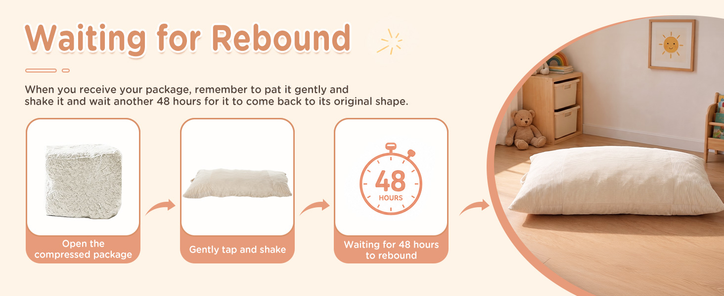 3 in 1 Kids Bean Bag Chair
