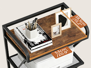 rolling printer cart