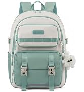 LOVEVOOK School Backpack for Teen Girls, Anti-Sagging Bookbag for Middle High College Back to Sch...