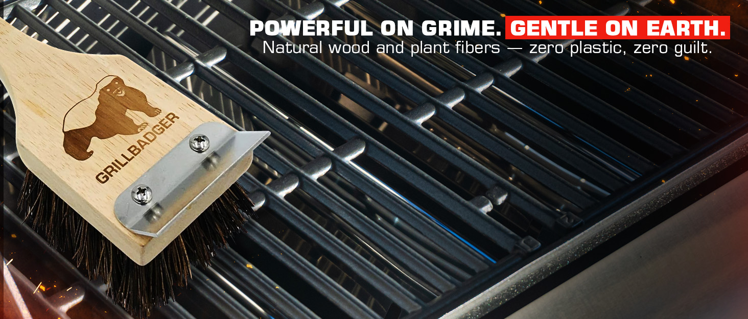 grillbadger pcs heavy-duty high-temp resistant bbq grill cleaning brushes pumice stone cleaner