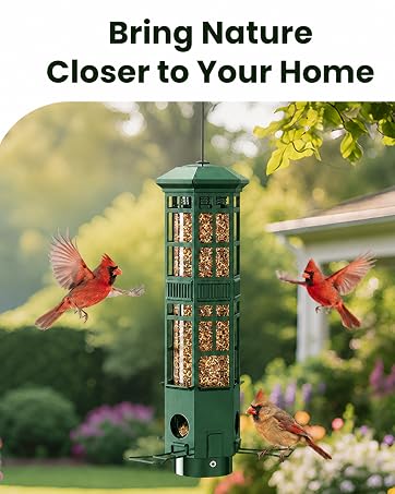 squirrel proof bird feeders