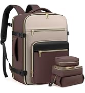 LOVEVOOK Travel Backpack For Women,40L Carry On Backpack Flight Approved,TSA Personal Item Travel...