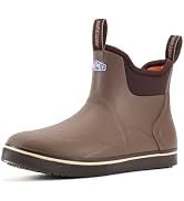 SUREWAY Men's Deck Boots Professional Non-Slip Fishing & Ankle Boating Boot Waterproof Rain Boots...