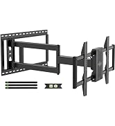 USX MOUNT Full Motion TV Wall Mount for Large TVs 37-90 Inch up to 150 lbs, Pre-Assembled Wall Mo...