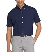 Van Heusen Men's Wrinkle Free Short Sleeve Button Down Check Shirt