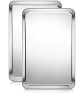 Terlulu 10-Piece Baking Pans Set, Bakeware Sets Nonstick, Baking Set for Oven Cooking, Stackable ...
