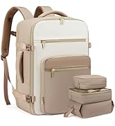 LOVEVOOK Travel Backpack For Women,40L Carry On Backpack Flight Approved,TSA Personal Item Travel...