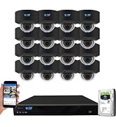 GW Security 16 Channel 12MP NVR 8MP 4K IP PoE Security Camera System with 8 4K 2.7-13.5mm 5X Moto...