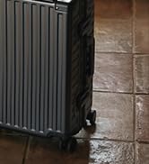 ROAMING Zipperless Luggage 24 Inch with Aluminum Frame, 3-Layer PC Trunk-Medium Lightweight Hard ...