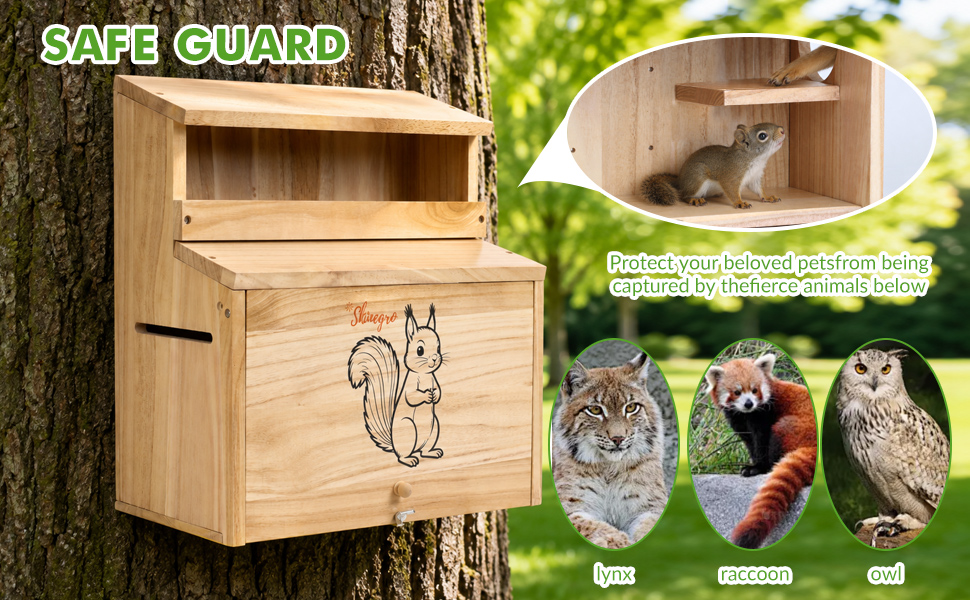 squirrel house V2 with feeder 2