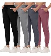 CAMPSNAIL Joggers for Women with Pockets - Womens Sweatpants Yoga Lounge Relaxed-fit Pants for Wo...