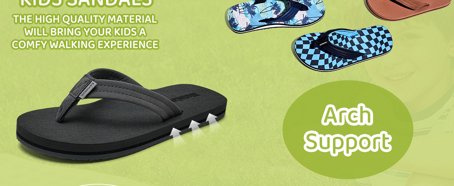 kids flip flips boys sandals kids flip flops summer beach pool slide sandals non slip